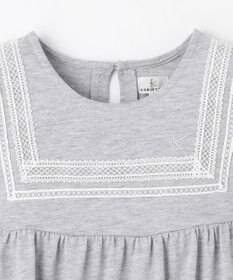 組曲 KIDS 【UVカット】【110-140㎝】セーラーレース ワンピース