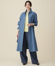 自由区 L 【セットアップ対応】ソフトリネンダンガリーワイド パンツ