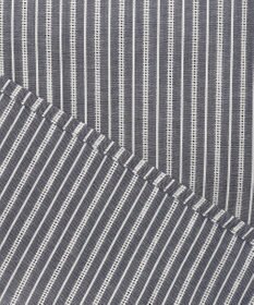 J.PRESS LADIES 【洗える】BEZ空羽ストライプ クルーネック ブラウス