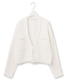 ICB 【洗える】 スラリットテープ カーディガンジャケット