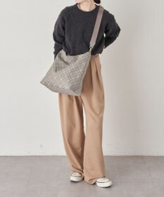 russet ナイロンジャガード2WAYショルダーバッグ(CE-1622)