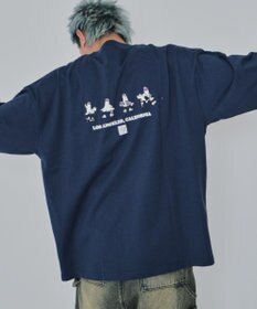 WEGO 【ユニセックス着用ITEM/MLサイズ展開】別注VISIONゴーストスケーターグラフィックT（SS）