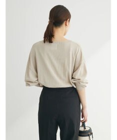 Green Parks さがら刺繍入りニットプルオーバー