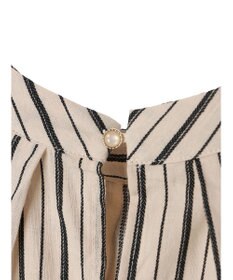 Green Parks ・ＥＬＥＮＣＡＲＥ　ＤＵＥ　ストライプフリルブラウス