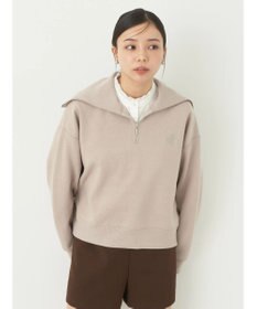 earth music&ecology ハーフＺＩＰ裏起毛プルオーバー