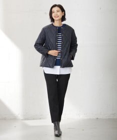 J.PRESS LADIES L 【WEB限定カラーあり・洗える】T/Rアルガンシルク テーパード パンツ