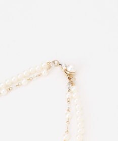 ANY SIS パール調2連 ネックレス