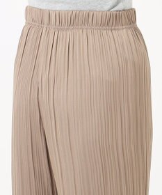 SHARE PARK LADIES 【洗える】アンティークサテンプリーツパンツ