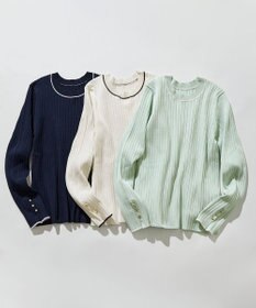 ANY SIS L ラインポイント ニット