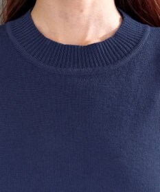 Tiaclasse L 【洗える】ボリュームリボン袖ニットコンビチュニック