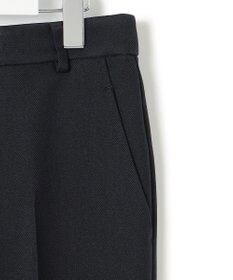 23区 【洗える】ウールライクカルゼ テーパード パンツ