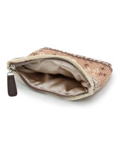 Mother garden マザーガーデン ふわんこ ニットポーチ 12cm×15cm