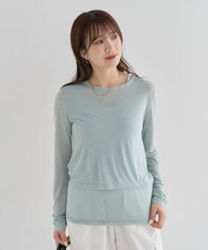 Green Parks ・Ｐｅｔｉｔ　Ｆｌｅｕｒ　レイヤードシアープルオーバ