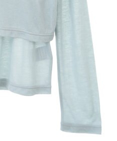 Green Parks ・Ｐｅｔｉｔ　Ｆｌｅｕｒ　レイヤードシアープルオーバ