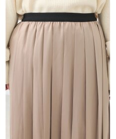 earth music&ecology サテンプリーツスカート