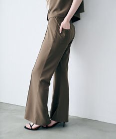 uncrave ジョーゼットダブルジャージー フレアパンツ