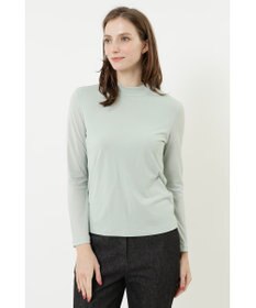 DAKS コットン天竺スタンドカラーカットソー