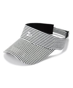 ZERO HALLIBURTON 【雑誌掲載】メランジ ボーダー サンバイザー 82563