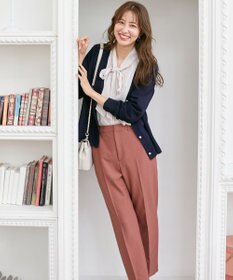 ANY SIS 【美人百花11月号掲載】シャドーチェックボウタイ ブラウス