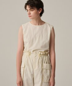 uncrave 【撥水・洗濯機洗い可】ライトプルーフナイロン ブラウス（uncrave WHITE）