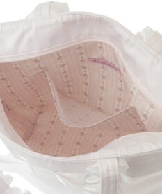 Maison de FLEUR ブランドロゴフリルハンドルトートMバッグ