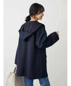 Green Parks ポンチフード付きカットカーディガン