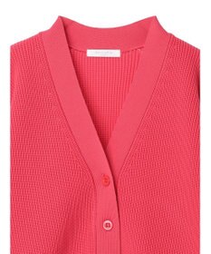 Green Parks スポンディシュ畦編みショート丈カーディガン