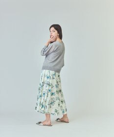 GRACE CONTINENTAL トランププリントラップスカート