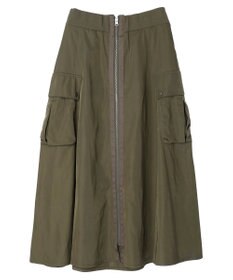 Green Parks ・ＳＵＧＡＲ　ＳＰＯＯＮ　ミリタリーフレアスカート