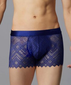 WACOAL MEN WACOAL MEN ボクサーパンツ 【レースボクサー】 フロント快適グラマラス 通気性(本体) 前閉じ 下着 メンズ WT3828 /ワコールメン