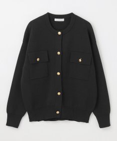 ANY 【洗濯機可】スウェットライクカーディガン