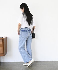 woadblue 【157】HW Semi Wide Flare TUCK Pants デニムパンツ
