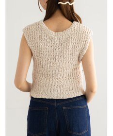 Te chichi スラブヤーンニットベスト