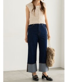 Te chichi スラブヤーンニットベスト