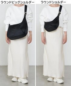 russet ラウンドビッグショルダーバッグ(CE-1292)