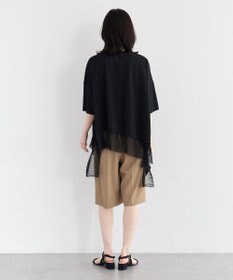 YECCA VECCA 【尾崎紗代子さん着用】タックハーフパンツ
