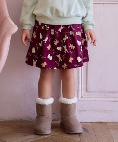 ANY KIDS アニマル 総柄 スカパン