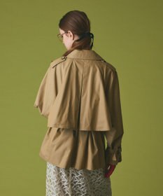 GRACE CONTINENTAL ケープショートトレンチコート