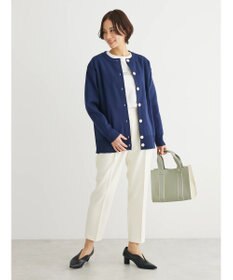 Green Parks かるい クルーネックカーディガン