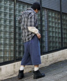 WEGO 【ユニセックス着用ITEM】ピグメントグラフィックショーツ