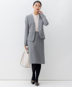 23区 【洗える】バックサテンアムンゼン ブラウス