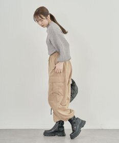 Green Parks ・ｓｗｉｎｇ　ｂｙ　ボトルネックカラーニット