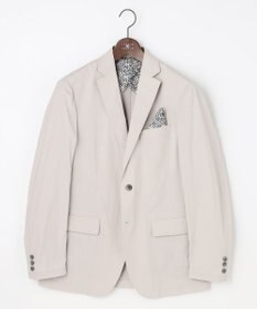 JOSEPH ABBOUD 【ストレッチ/軽量/Eco撥水/オーガニックコットン使用】マイクロピケストレッチジャケット