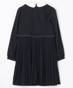 組曲 KIDS 【150-170cm】シフォンプリーツコンビ ワンピース