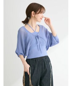 Green Parks ・swing by SET2点ニットボレロ&ニットキャミ