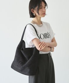 russet ナイロンラフィアワンショルダーバッグ《かごバッグ》(CE-1714)