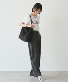 russet ナイロンラフィアワンショルダーバッグ《かごバッグ》(CE-1714)
