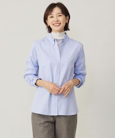 J.PRESS LADIES 【洗える】PINオックス ボタンダウン シャツ