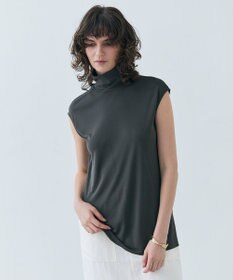 BEIGE， 【洗える・VERY 6月号掲載】MELLE / ジャージーハイネックカットソー
