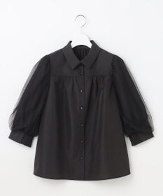 Feroux 【大好評につき追加生産決定！】袖チュールブラウス